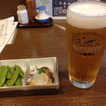 味楽 ゆめり - とり生ビール