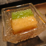 しゃぶ玄 - 長芋とおくらの養老羹仕立て