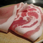 しゃぶ玄 - 岩手白金豚 バラ