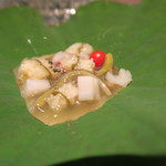 日本料理 みや  - 27年7月　じゅんさい・新蓮根・子持ち昆布　