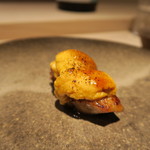 日本料理 みや  - 27年7月　鴨川金目鯛の雲丹焼き