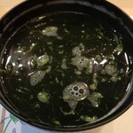 量平寿司 - 新海苔のお椀