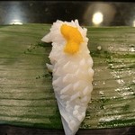 量平寿司 - イカとカラスミ