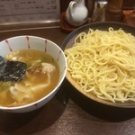 麺屋 はやしまる - ミックスわんたんつけめん（塩）2玉