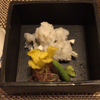 すし処 みや古分店 - はもの湯引き