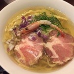 彩色ラーメン きんせい総本家 夢風 - 2015冷やし第8弾「甘海老の冷し塩らぁめん」