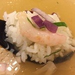 彩色ラーメン きんせい総本家 夢風 - 2015冷やし第8弾「甘海老の冷し塩らぁめん」