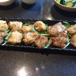 全席個室居酒屋 柚柚～ｙｕｙｕ～ - 鶏肉のパン粉焼き？