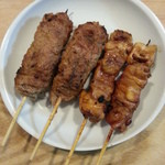 Binchoutan Yakitori Toriyasu - たたき、もも