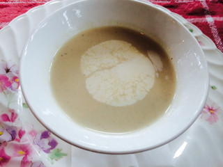 resutorankoretto - 茄子の冷製スープ