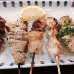 吉鳥 - 料理写真:焼鳥５本盛り