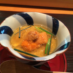 一心鮨 光洋 - トウモロコシの茶碗蒸し