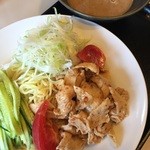 麺家 Dragon kitchen - 冷やしネギ豚つけ麺 980円