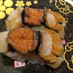 もりもり寿し - 活さざえ 二貫 ４７０円