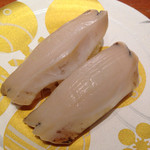 もりもり寿し - 活あわび 二貫 ８５０円