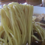みんみんラーメン - 麺のアップ