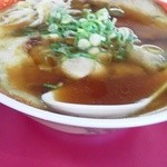 豚菜館 - 醤油ラーメン(小)                 ピンボケです(>_<)