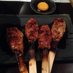 福や銀次郎 - 自家製生つくね　月見