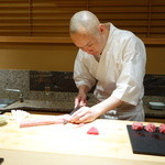 鮨 とかみ - 大将の佐藤さん