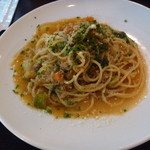 イルチンギアーレ - 前菜②：ズッキーニのラグーパスタ