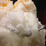開元カフェ - 杏仁豆腐ミルクかき氷