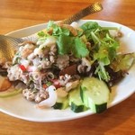 和sian-cafe aimaki - ヤム・タカイ（レモングラスのサラダ）