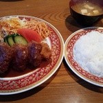 イナダ - ヒレカツ定食