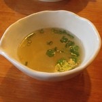 和sian-cafe aimaki - カオマンガイに付いてくる美味しいスープ