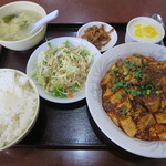 晴々飯店 - 「麻婆豆腐定食」(700円)です