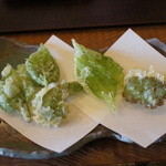 徳山鮓 - 天ぷら 雪ノ下 根曲り竹 岩たばこ ｳﾄﾞ 山葡萄