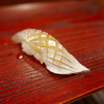 鮨匠 のむら - シマアジ（腹の部分）