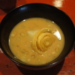 草喰 なかひがし - 椀 合わせ味噌 新じゃがのすりおろし 