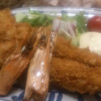 魚竹 - 車海老のフライ