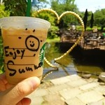 スターバックス・コーヒー - Enjoy Summer❤とおっしゃいますが…ι(´Д｀υ)ｱﾂｨｰ 暑すぎる！毛利池では"テレビ朝日六本木ヒルズ夏祭りサマーステーション"の水上プレミアムガーデン開催中ヽ(●´ε｀●)ノ
