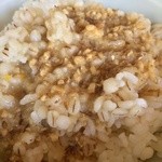 かおりひめ - 麦飯に伊予さつま(冷汁)in