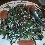 酒菜屋大田 - 赤茎ほうれん草のサラダ