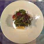 コム・ダビチュード - 三宿"コム・ダビチュード"ランチ主菜「すずきののグリエ、サラダ仕立て」