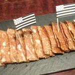 ル・ブルターニュ - グリエールチーズとチョリソーの一口ガレット
