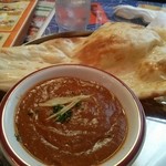 インド料理 カリカ - マトンカレー、ナン