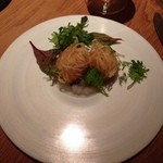 Point - ホタテのバートブリック包み