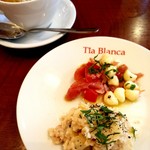 ティアブランカ - ランチの前菜とスープ