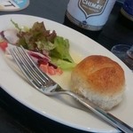 Trattoria La Padella - ランチのサラダ