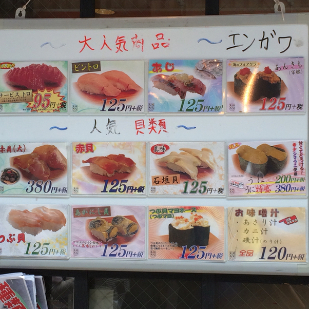 メニュー写真 元祖寿司 中野サンモール店 がんそずし 中野 回転寿司 食べログ