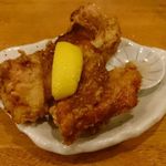 熟成うどん なかや - とり唐3個＠熟成うどんなかや（2015年6月13日）