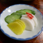 香 - 鰻重に付くお新香