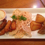 牡蠣と魚 海宝 - フィッシュ&根菜チップス