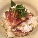 牡蠣と魚 海宝 - カツオの手こね寿司