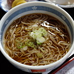 やま田 - かけそば 2015年7月