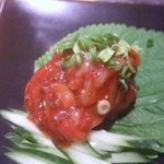 韓美食 オンギージョンギー - イカキムチ