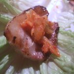 韓美食 オンギージョンギー - サンチェとキムチで食べました